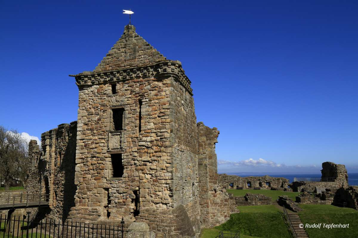 St. Andrew's Castle in Scotland