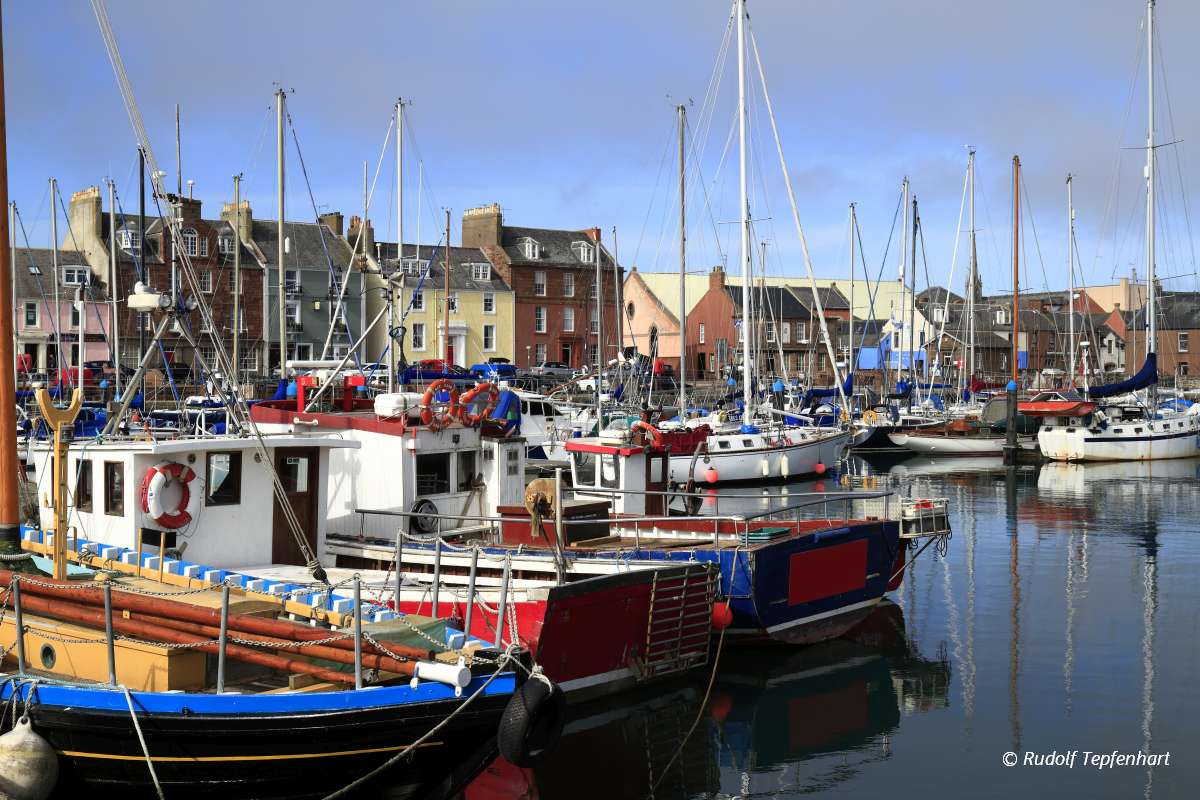 Arbroath Harbor, Scotland