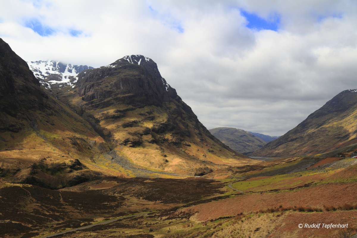 Mountains in Highland, Scotland