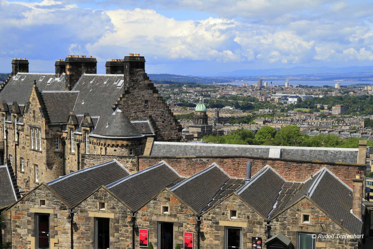 Edinburgh castle in Scotland
