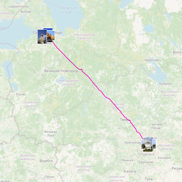 Moscow-Saint-Petersburg