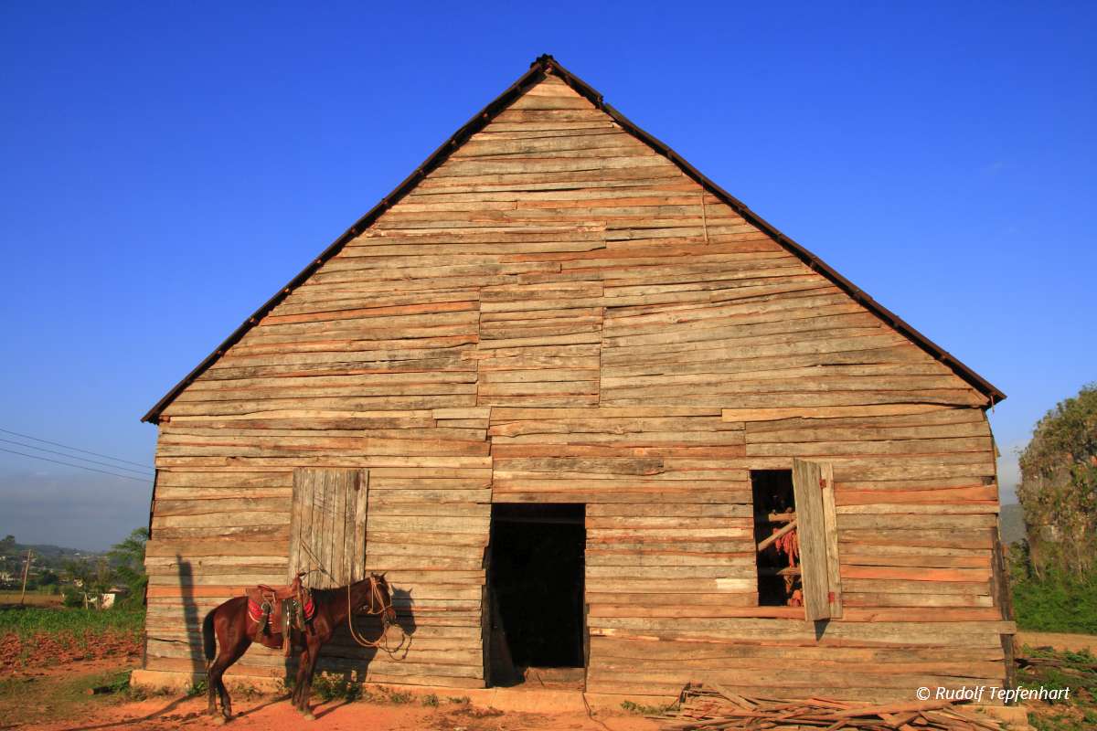 A barn in the Vinales Valley
