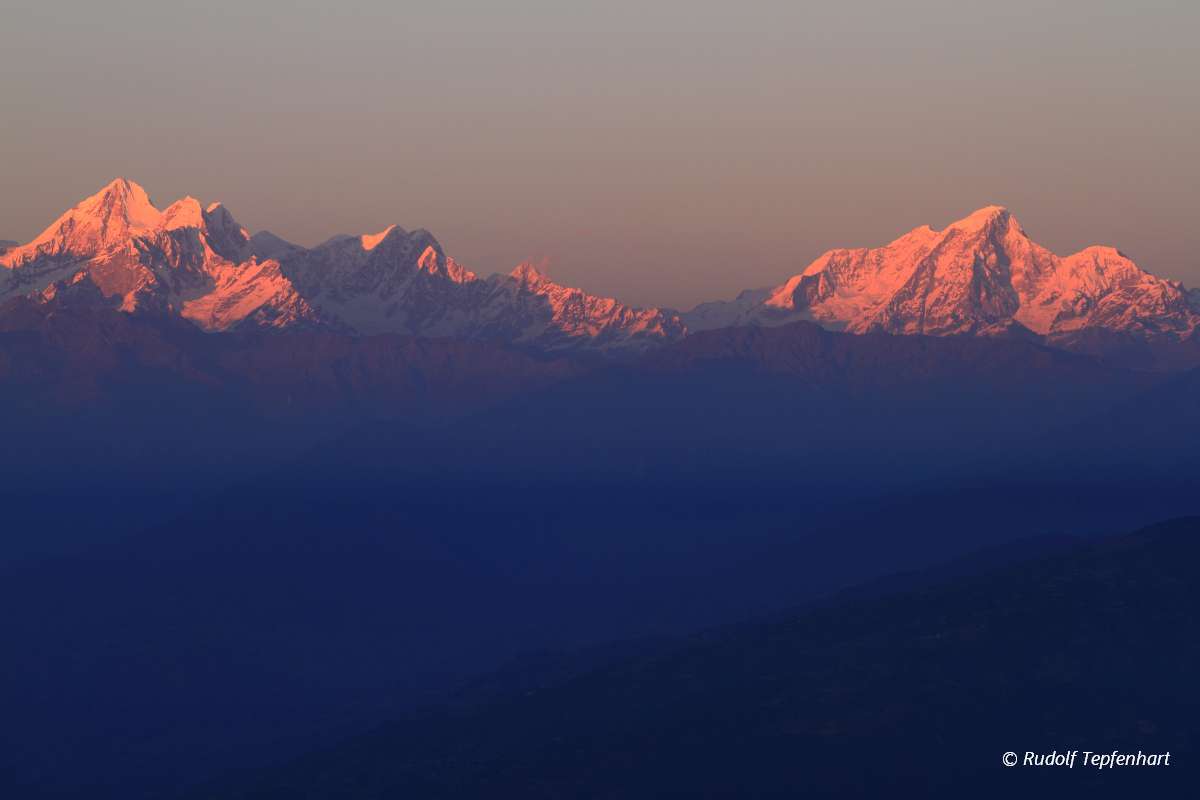 View of the Himalaya