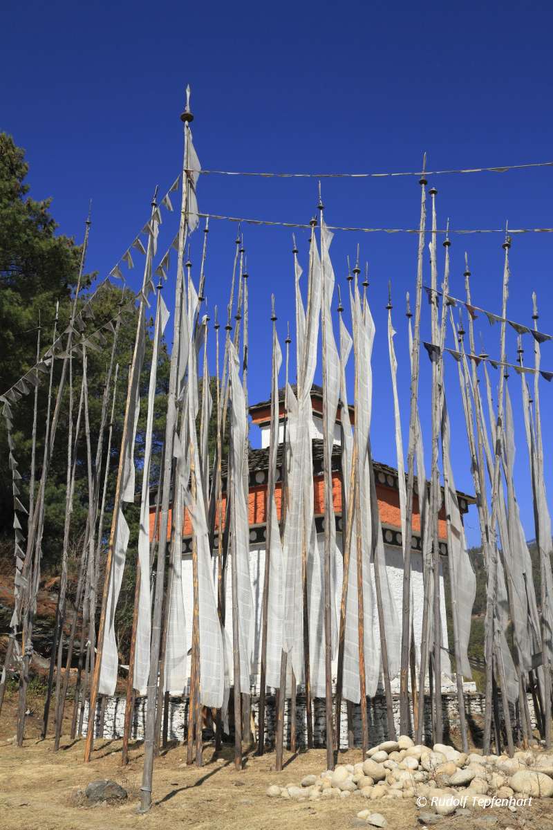 Buddhist Prayer Flags - Kingdom of Bhutan