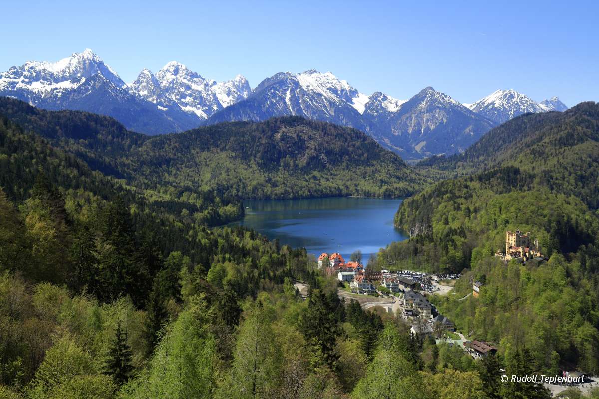 Hohenschwangau and Alpsee Lake