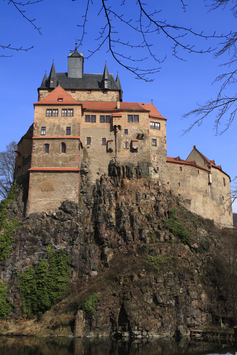 Kriebstein castle near Waldheim in Saxony, Germany